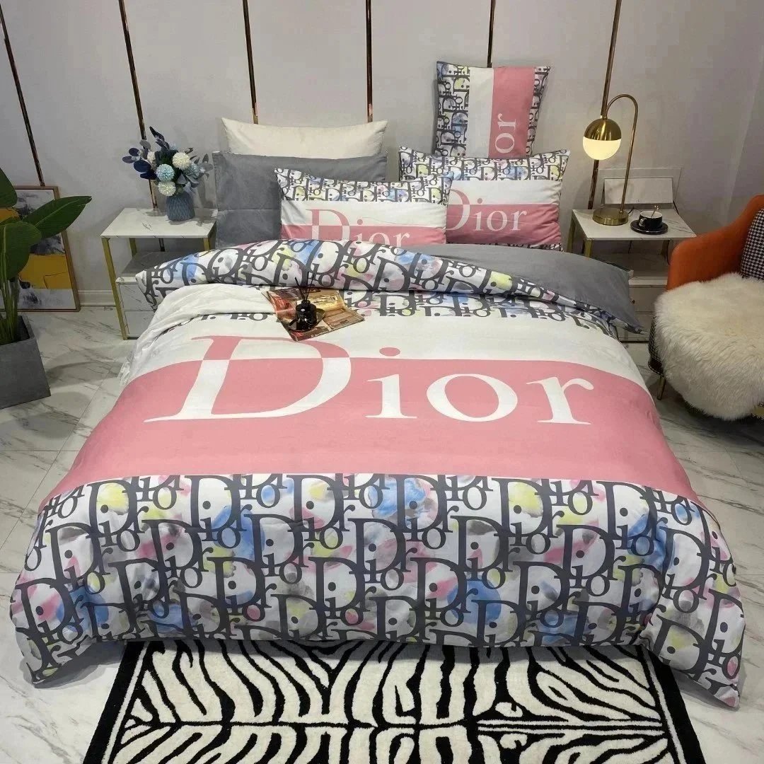 Louis Vuitton Uncategorized Four-Piece Logo-Print Bed Sheet Set — 30 1.8mm