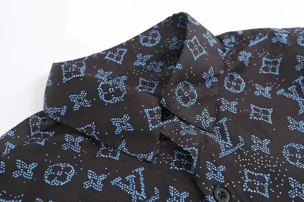 Off-White Shibori Print Short-Sleeve Shirt Blue Multicolor - 3