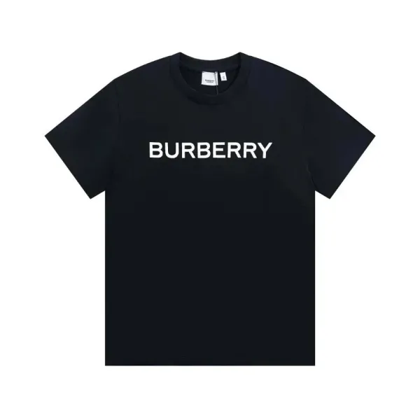Burberry Chain Motif Graphic T-Shirt Black - 9