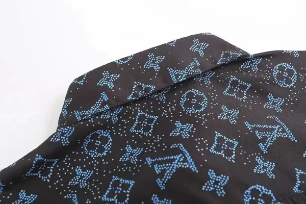 Off-White Shibori Print Short-Sleeve Shirt Blue Multicolor - 8