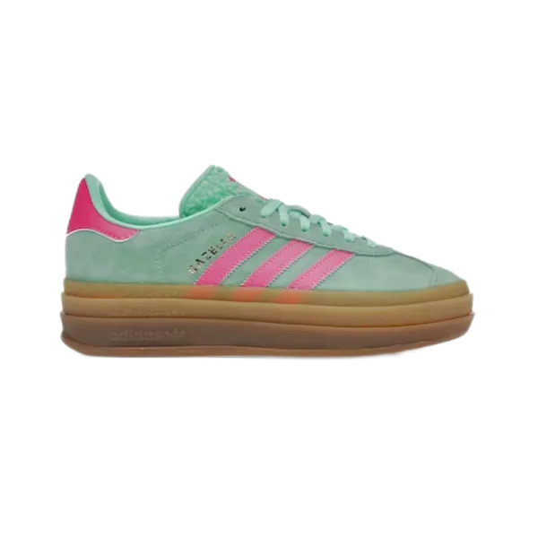 Adidas Originals Gazelle Gum Sole White Red Green Sneakers - 4