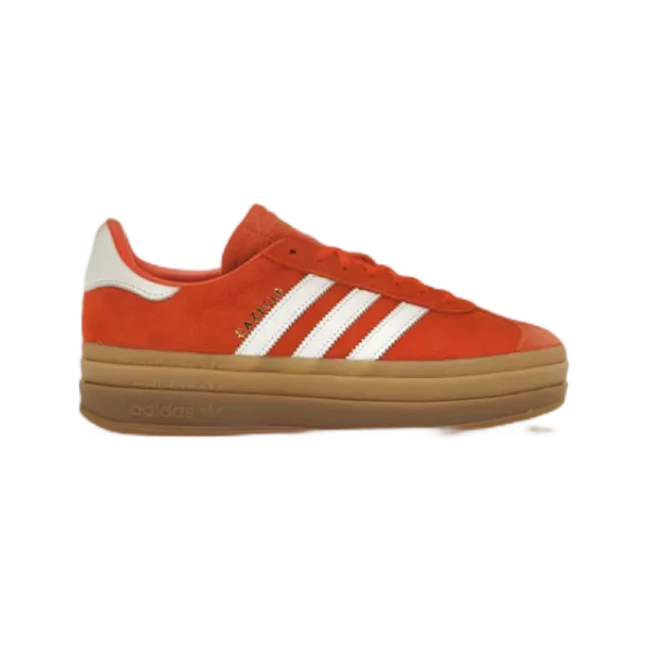 Adidas Originals Gazelle Gum Sole White Red Green Sneakers - 2