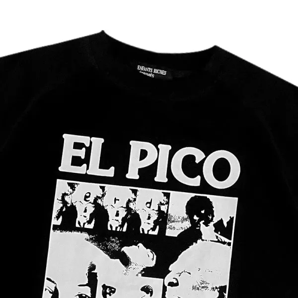 ERD Cross Print Black T-Shirt - 11