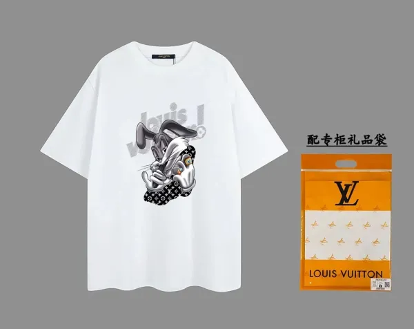 Louis Vuitton x Warner Bros Bugs Bunny Monogram Graphic T-Shirt Black - 5