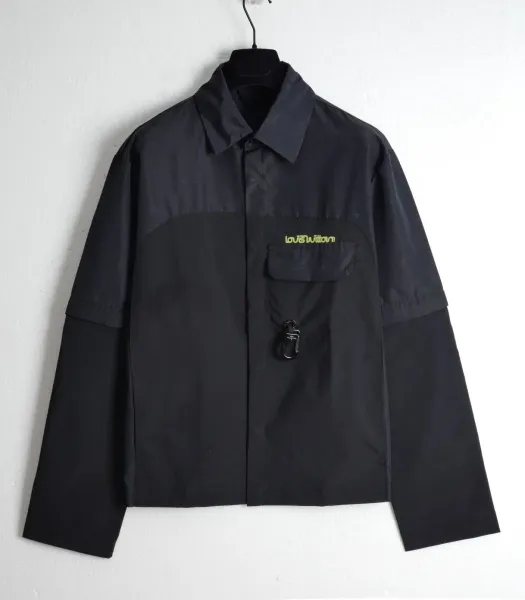Louis Vuitton Technical Shirt Jacket Black - 12