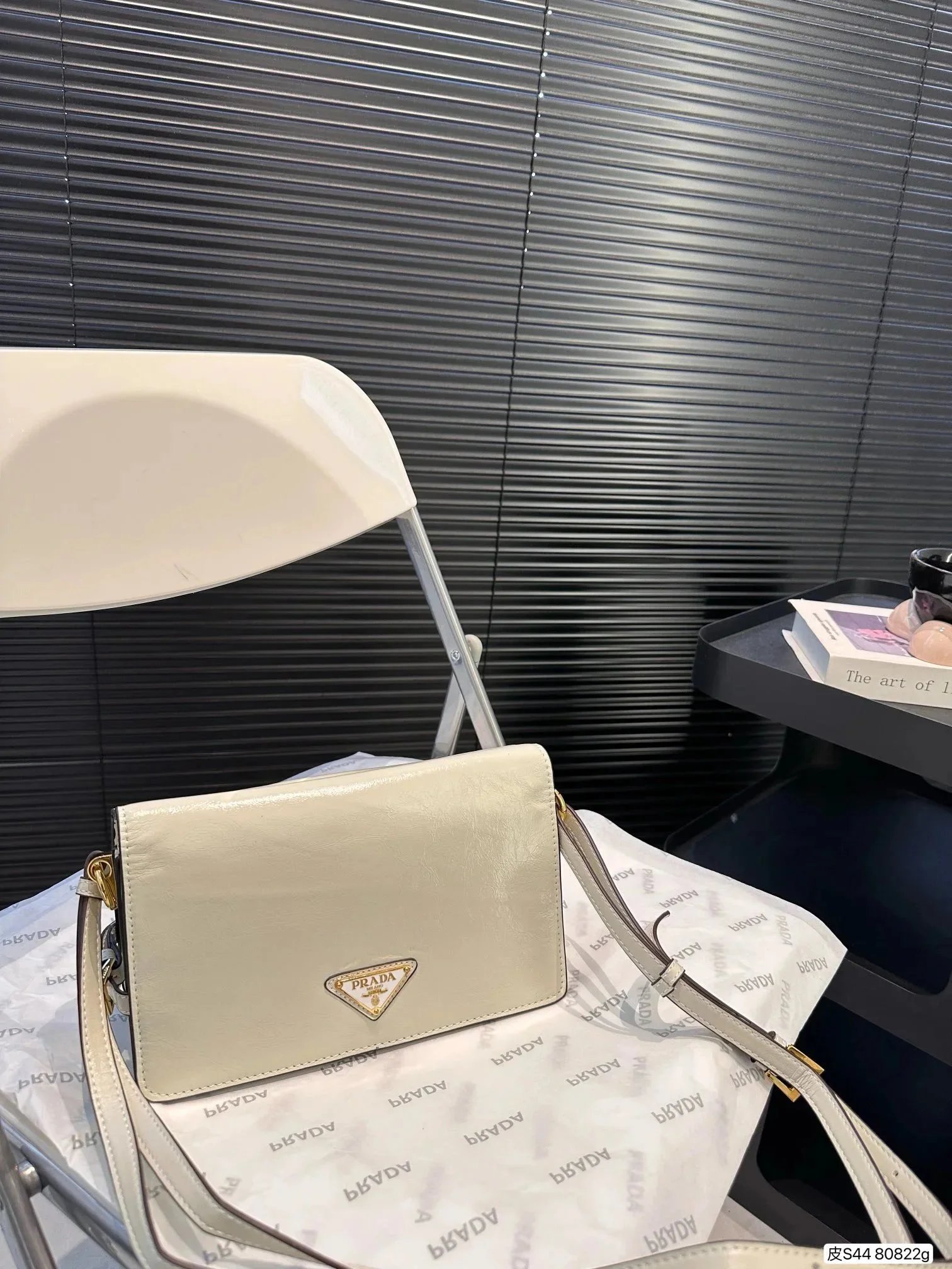 Prada Re-Edition 2005 Bucket Bag Beige Leather Handbag - 19