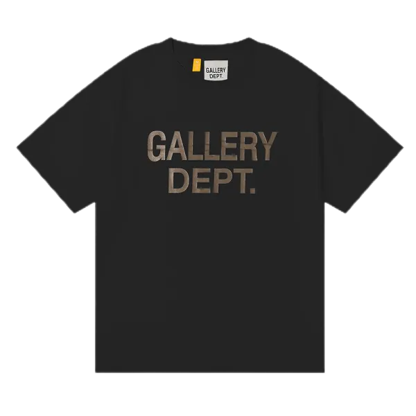 Gallery Dept Splatter Print Beige T-Shirt - 8
