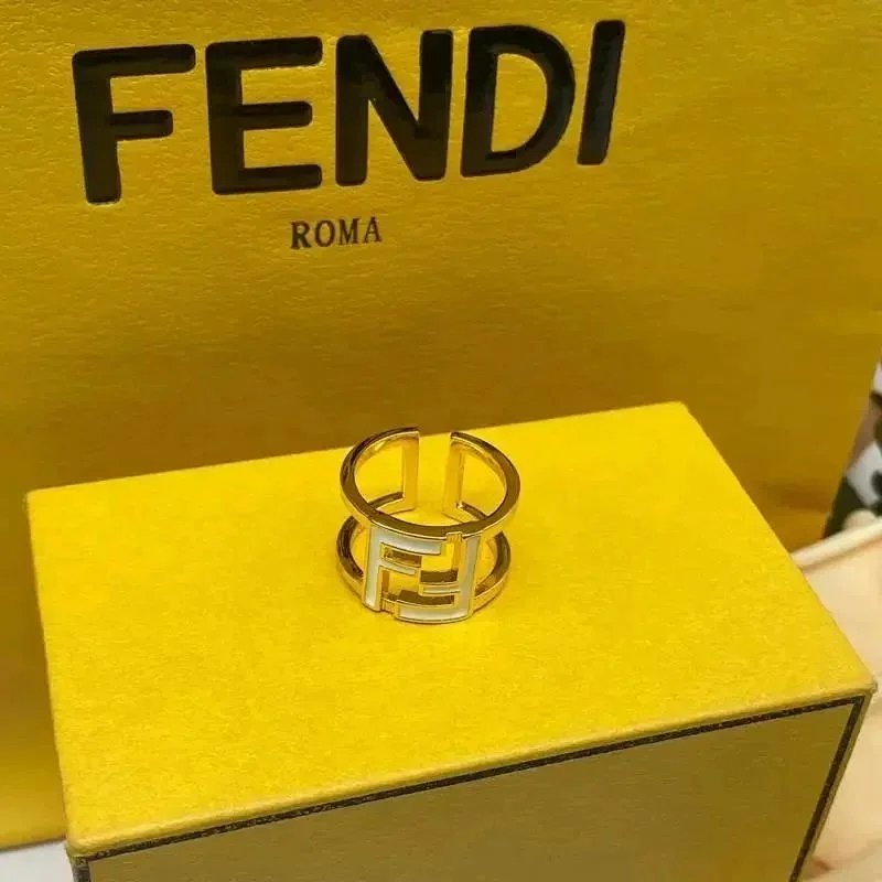 Fendi FF Logo Ring Gold Jewelry Rings product detail 3 in Litbuy spreadsheet finds