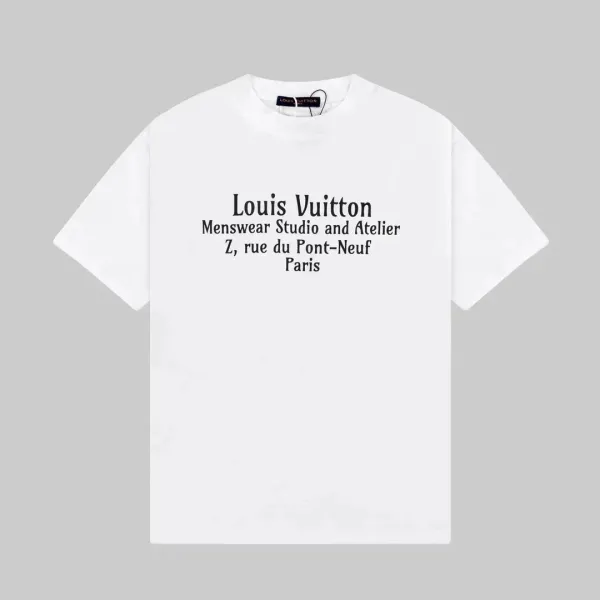 Louis Vuitton Monogram Icons Yellow Print Black T-Shirt - 8
