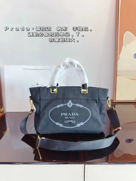 Prada Galleria Saffiano Leather Handbag in Light Gray Handbags - 14