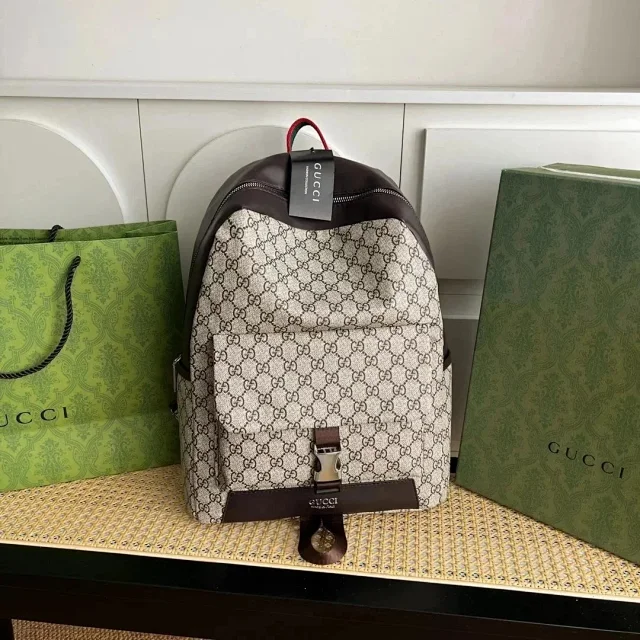 Gucci Backpacks Monogram Backpack product detail image 3
