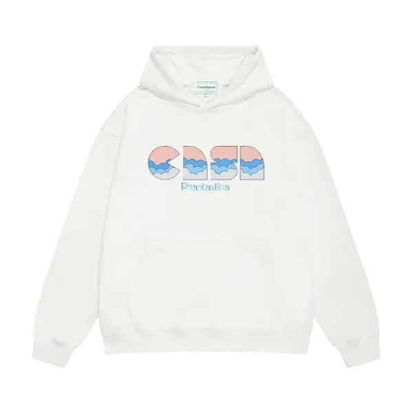Casablanca Phantastica Graphic Hoodie White - 1