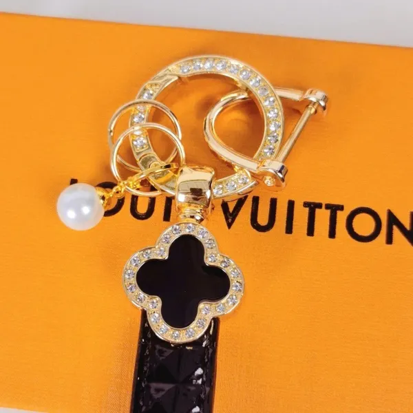 Louis Vuitton Crab Charm Monogram Sky Blue Leather Keychain - 48