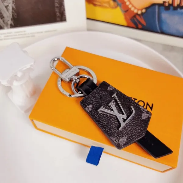 Louis Vuitton Crab Charm Monogram Sky Blue Leather Keychain - 76