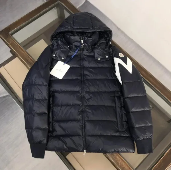 NUMBER ONE Puffer Jacket Light Blue Down-Jacket - 34
