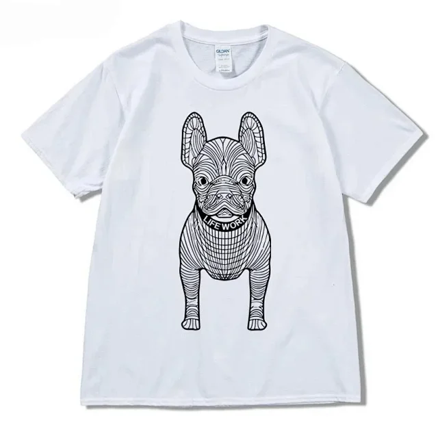 Gildan T-Shirts French Bulldog Graphic product detail image 2