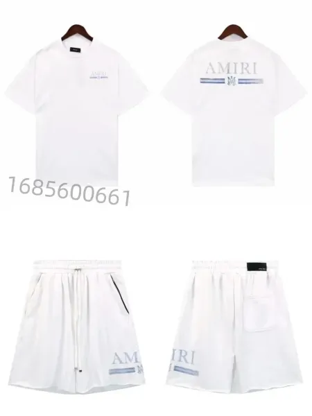 Amiri Mesh Jersey Set White - 9