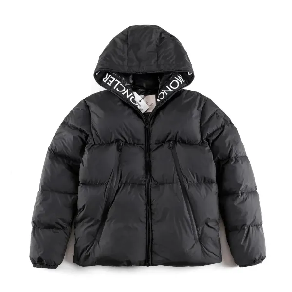 Moncler Maya Long Black Down Jacket - 10