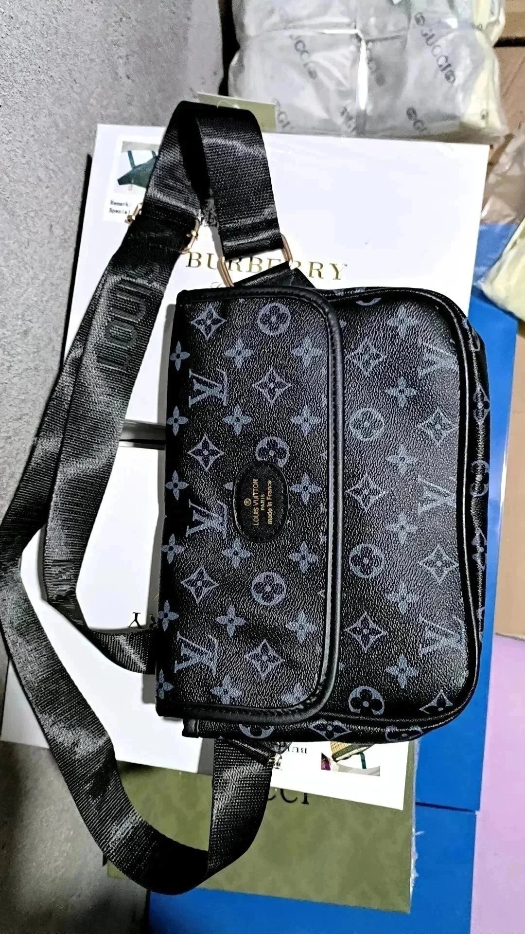 Gucci GG Marmont Camera Bag Beige and Brown Crossbody Bag - 5