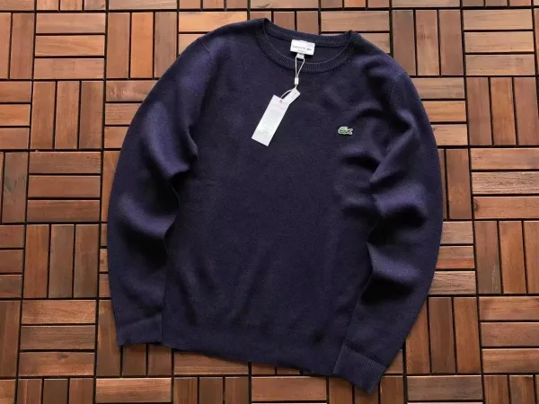 Lacoste Half-Zip Knit Sweater Navy - 9