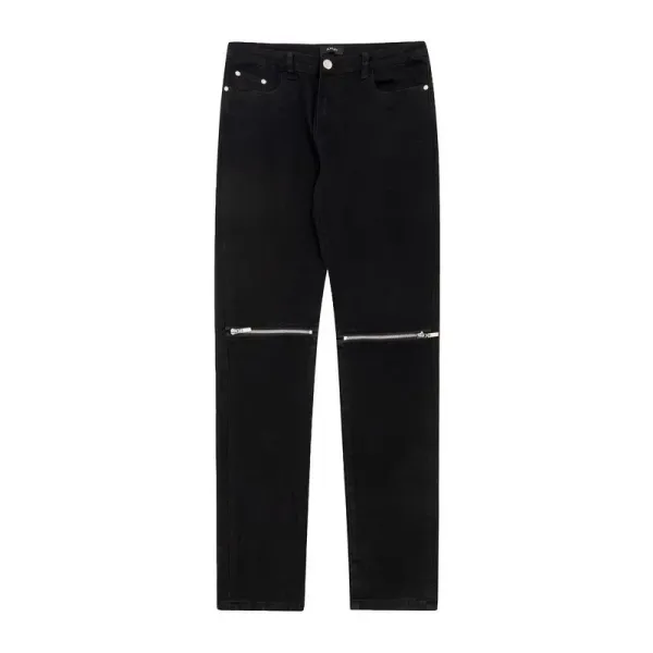 Gallery Dept. Paint-Splatter Distressed Light Wash Jeans - 12