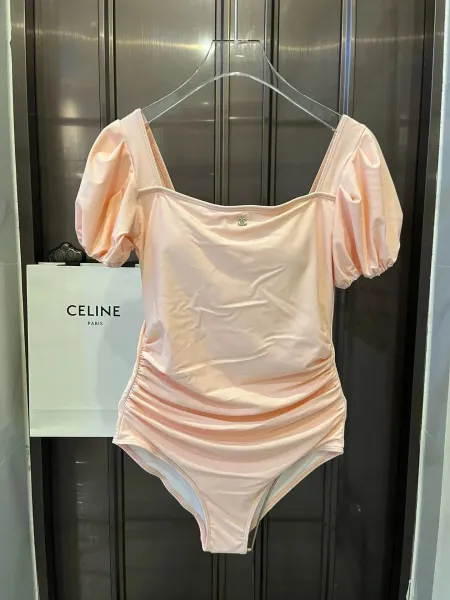 Chanel Ribbed Bralette and Brief Set Black and White Underwear - 25