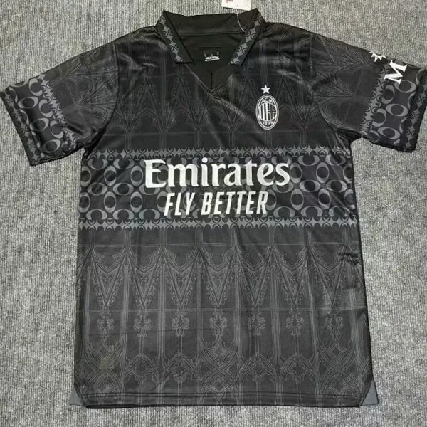 AC Milan 2023-24 Third Jersey Black with Lime Green Accents Jersey - 4
