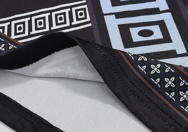 Versace Baroque Logo Print White Polo - 6