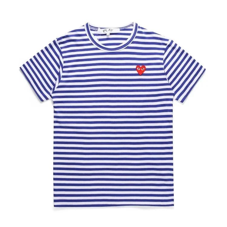 Play Comme des Garçons Heart Logo Long Sleeve Polo Black - 11