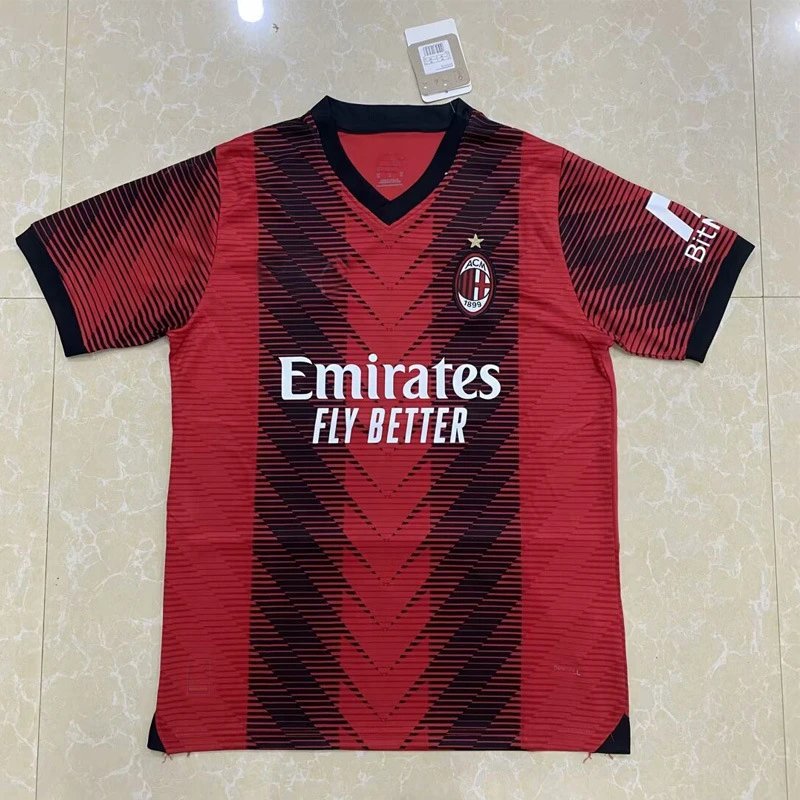 AC Milan 2023-24 Third Jersey Black with Lime Green Accents Jersey - 6