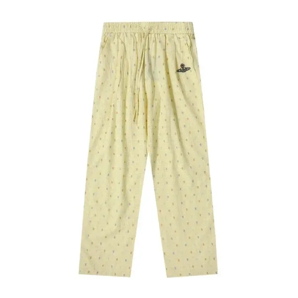Vivienne Westwood Orb Dot-Print Sleepwear Pants Yellow - 1