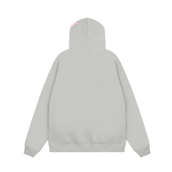 GRA Graffiti Logo Black Hoodie and Sweatpants Set - 5