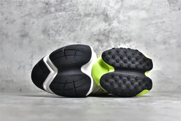 Balmain X-Runner Black and White Monogram Print Chunky Sneakers - 15