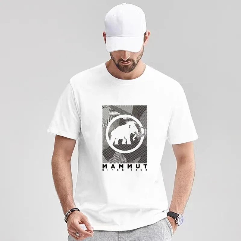 Gucci Lightning Logo Print White T-Shirt - 36