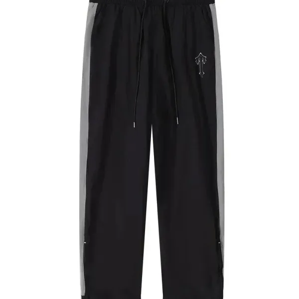 Saint Tears Cross Logo Windbreaker Beige/Black Jacket - 6