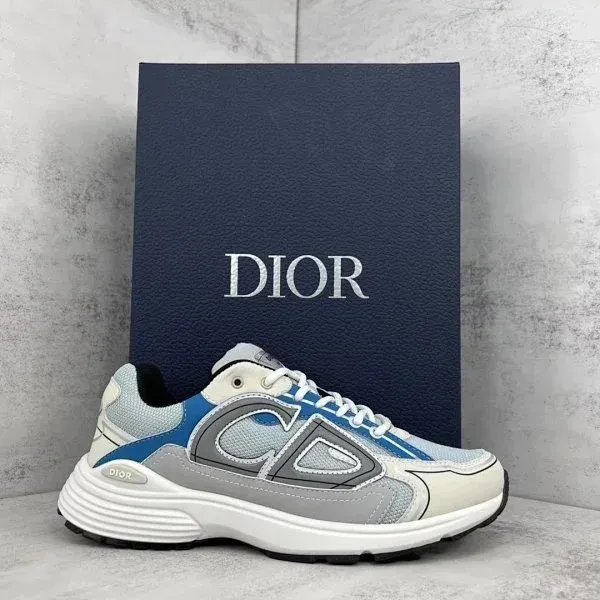Dior B23 Orange White Chunky Sneakers - 22