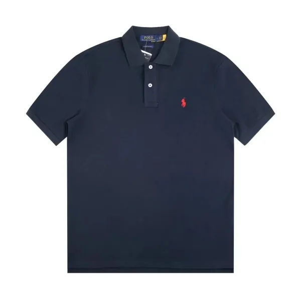 Ralph Lauren Big Pony Black Polo Shirt - 9