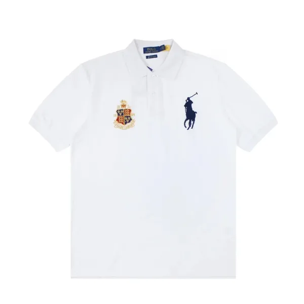 Ralph Lauren Big Pony Black Polo Shirt - 12