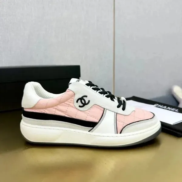 Chanel Sporty Sneakers White Black Chunky Sneakers - 8
