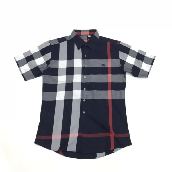 Burberry Classic Check Short-Sleeve Shirt Beige Multicolor - 16