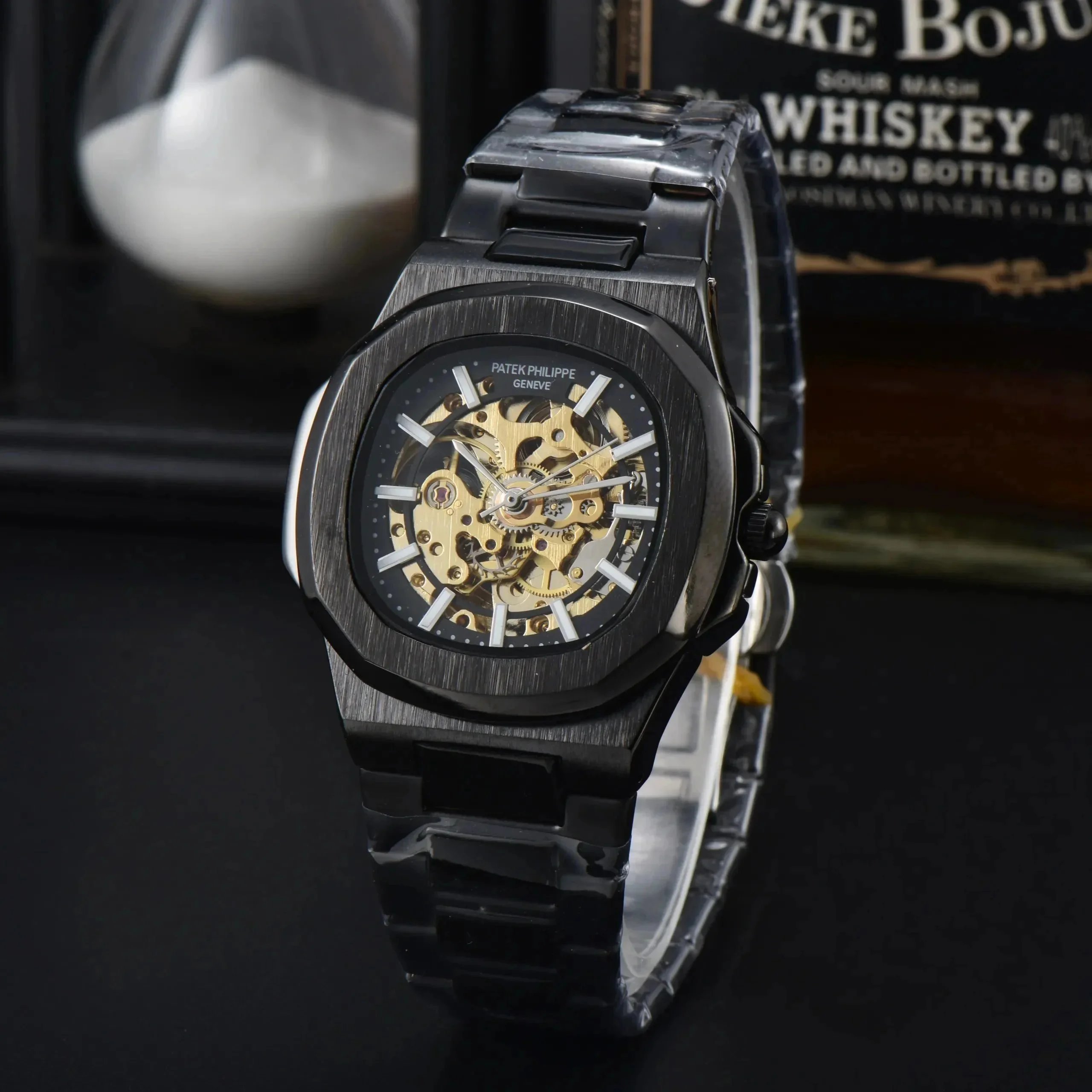 Patek Philippe Watches Stainless Steel Bracelet Watch with Crystal Bezel image 8