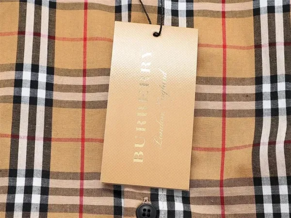 Burberry Classic Check Short-Sleeve Shirt Beige Multicolor - 11