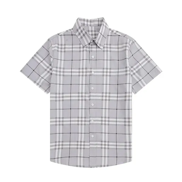 Burberry Classic Check Short-Sleeve Shirt Beige Multicolor - 31