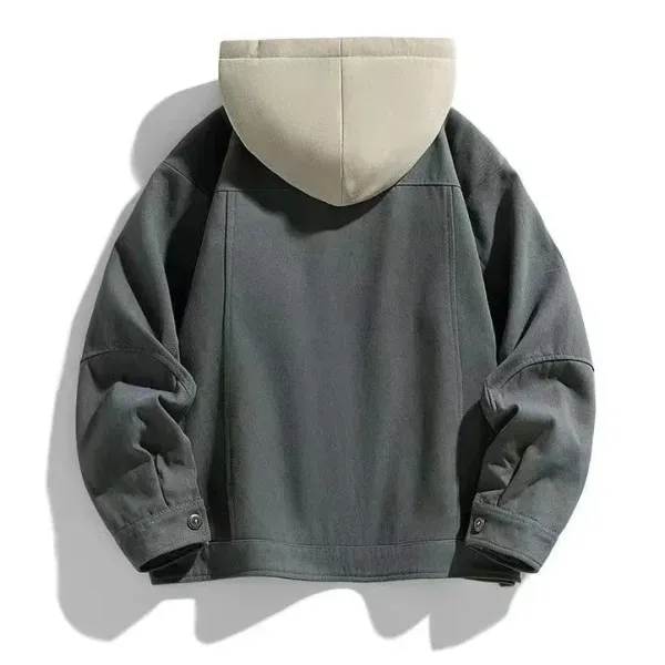 Carhartt Work In Progress Hooded Jacket Beige with Dusty Rose Lining - 8