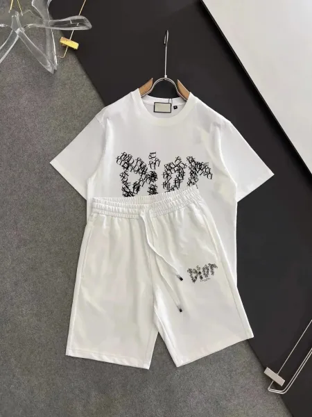 Gucci Interlocking GG Logo White Cotton Set - 5
