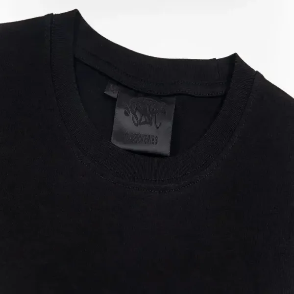 Sandworld x Imposter London Flame Logo T-Shirt Black - 4