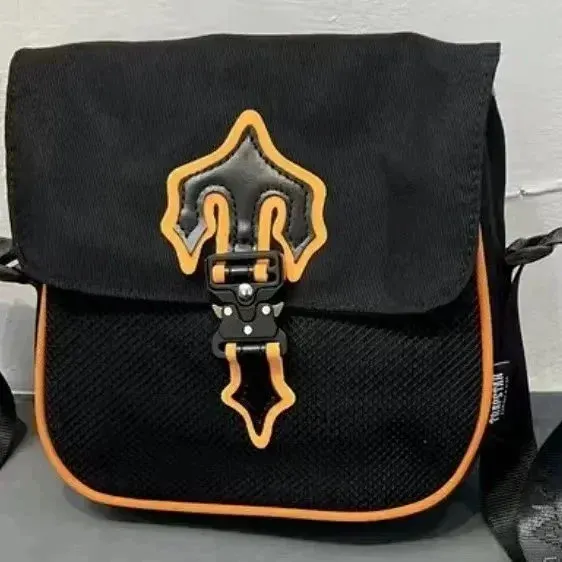Saint Tears Fleur-de-Lis Crossbody Bag Black Orange - 1
