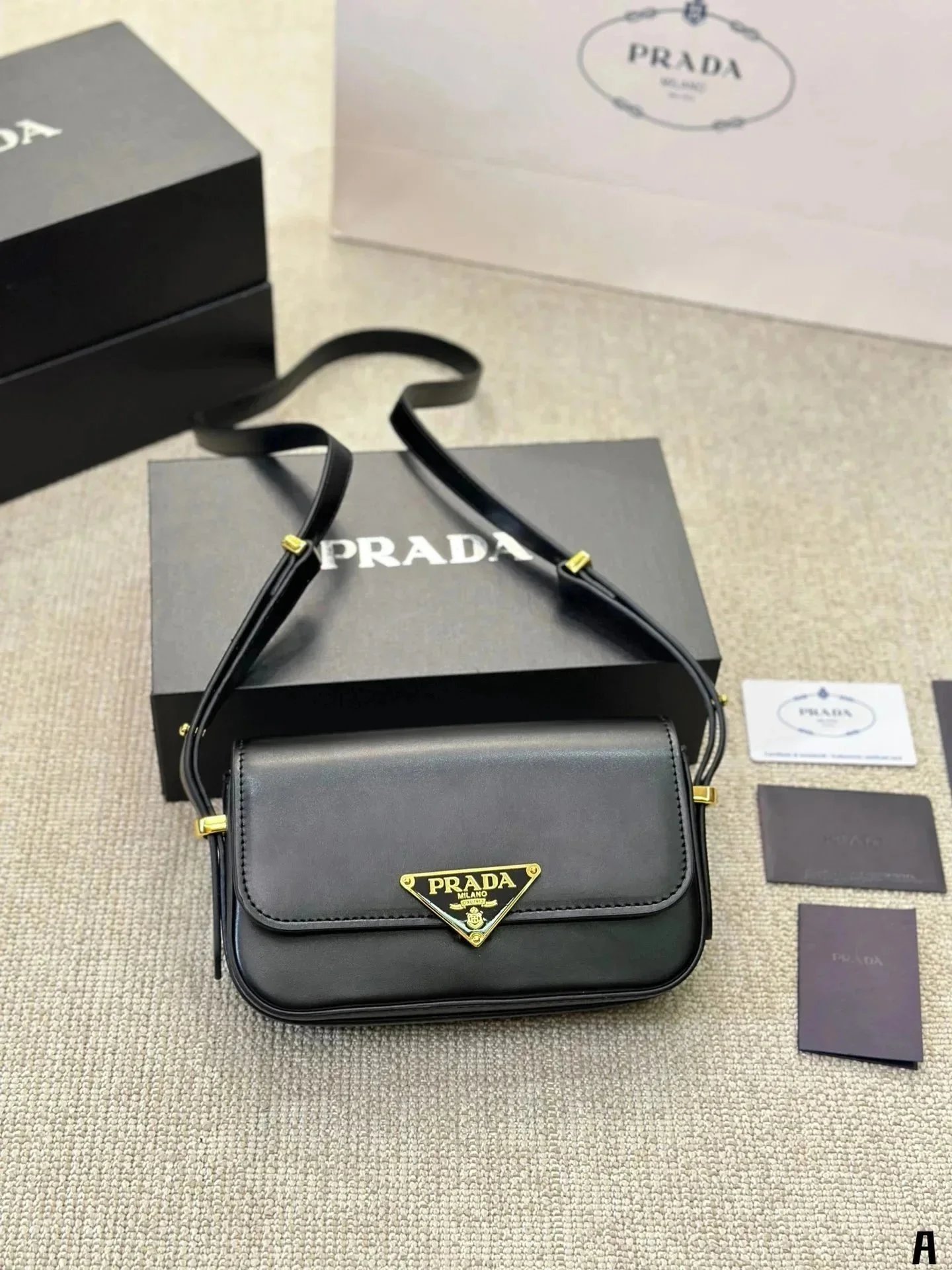Prada Re-Edition 2005 Quilted White Chain Shoulder Bag with Detachable Pouch - 9