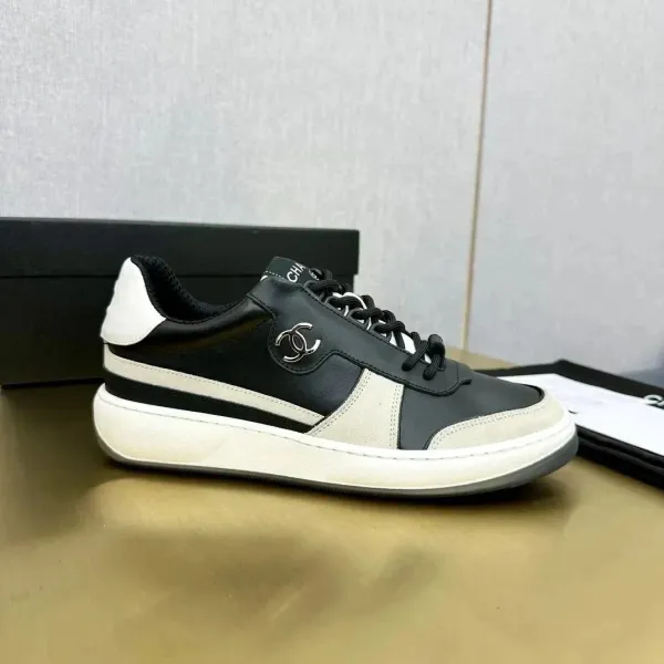 Chanel Sporty Sneakers White Black Chunky Sneakers - 7