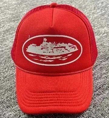 Design Trucker Cap Navy Blue with Red Submarine Graphic Baseball Cap - 9